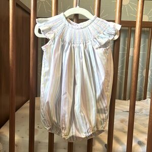 Beaufort bonnet bubble romper, worn only once.